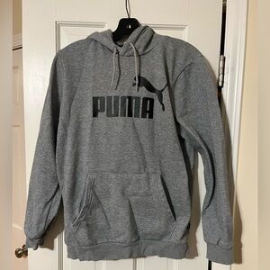 Puma gray sweatshirtry size smalll